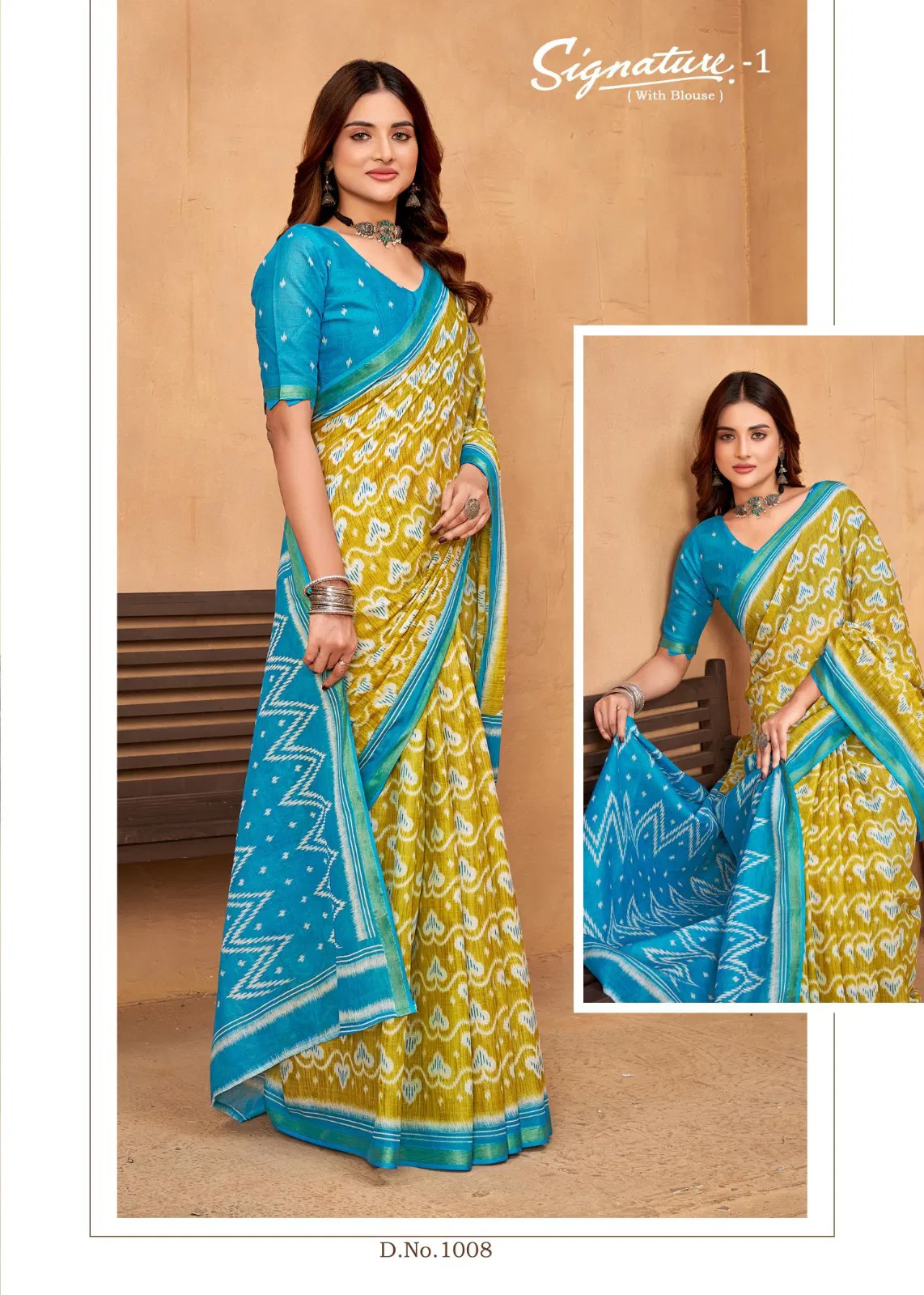 Signature Vol 01 By Lakhani Heavy Cotton Printed Saree Wholesale In India